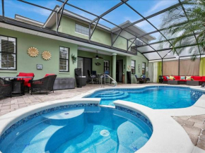 Luxury Saltwater Pool Spa Home Near Disney Parks